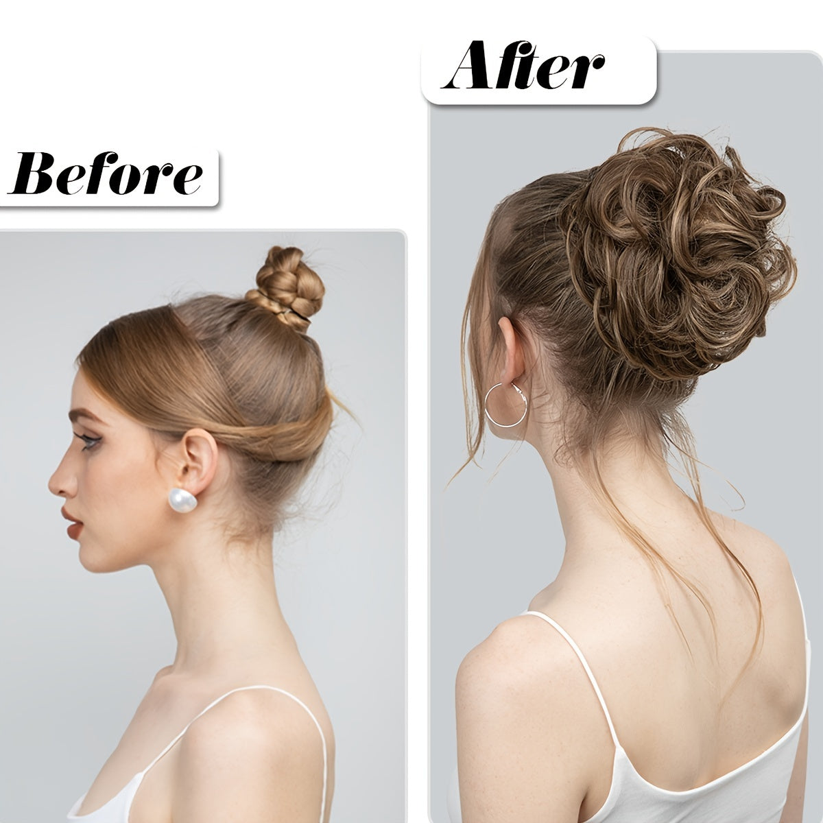 Ayollar uchun elastik, mo'rt, qalin soch halqali kauchuk bant, ponytail va bunlar uchun