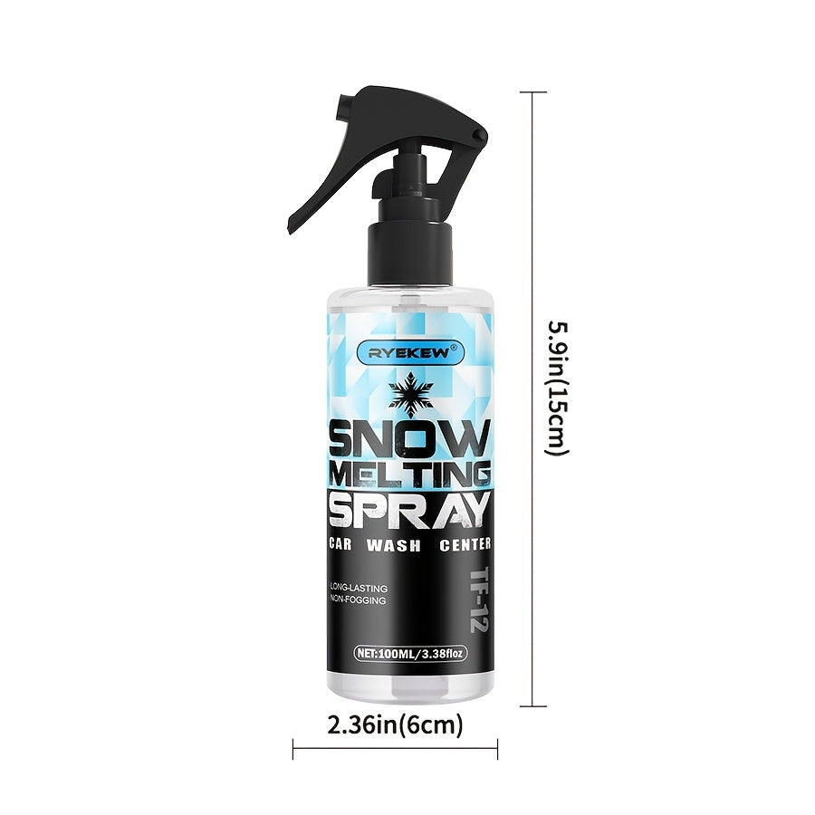 Ice Melting Spray for Cars and Glass Anti-Freeze Snow Removal 1 Bottle