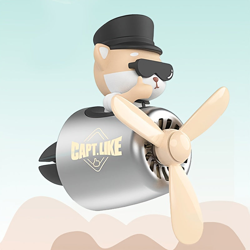 It yuragi uchun avtomobil havo tozalovchi havo ventilatsiya klipi, chiroyli multfilm it, ichki bezak