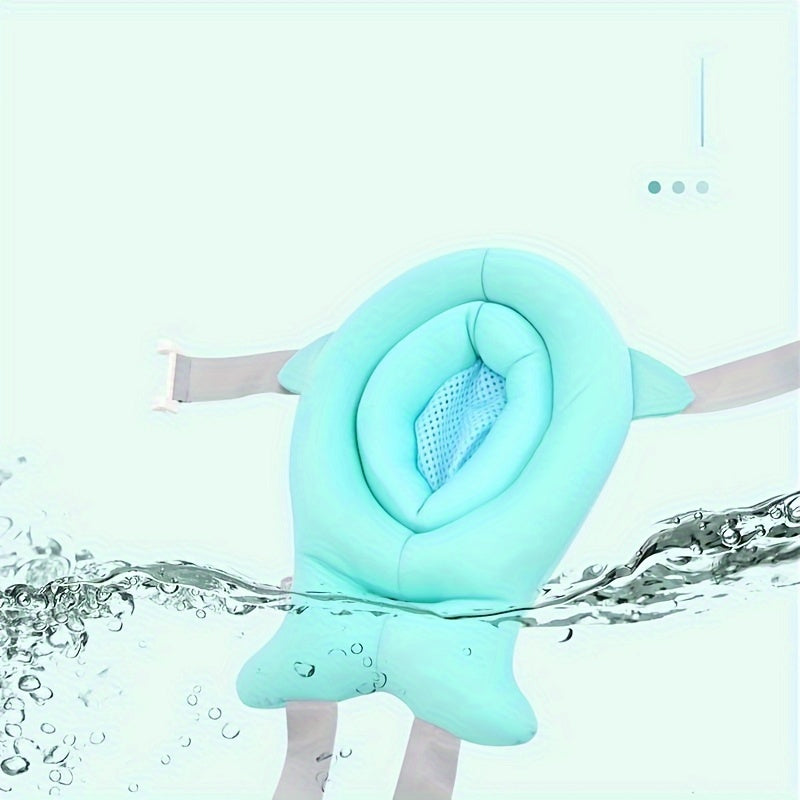 Детский нескользящий коврик для ванной с сетчатым карманом - изготовлен из мягкого полиэстера, доступен в розовом или синем цвете для детей и подростков