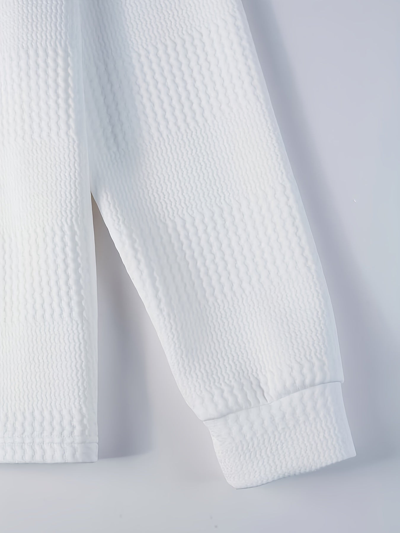 Men's Black Long-Sleeve Shirt Solid Color Stretch Polyester Winter Top