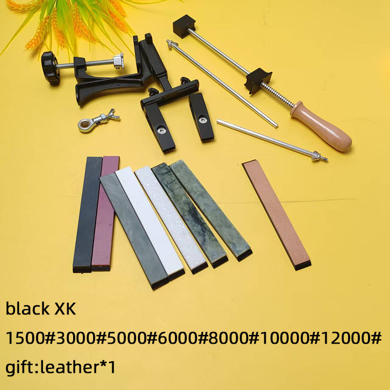 360° burilishli, qattiq burchakli pichoq silliqlash uchun oshxona uchun mo'ljallangan