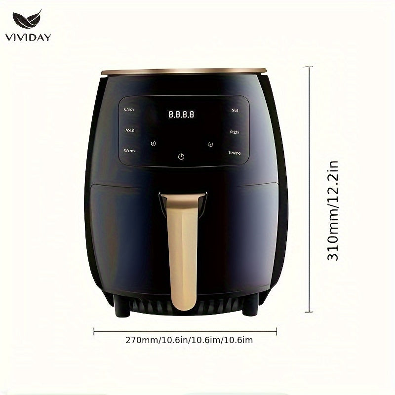 4.5L Air Fryer Oil-Free Electric Fryer Baking Machine Digital Controls