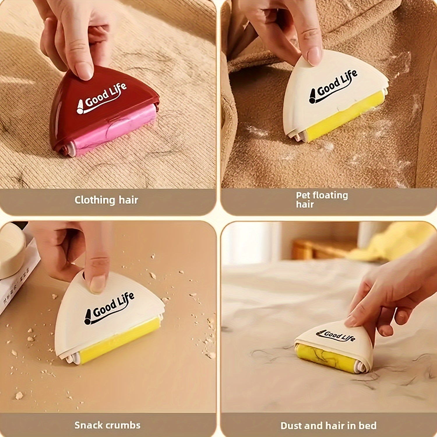 Portativ qo'lda ishlatiladigan chang va uy hayvonlari sochlarini olib tashlovchi, yuvilishi mumkin bo'lgan dizayn va kuchli so'rish quvvati bilan kiyim va uy tozalash uchun, batareyalar kerak emas.