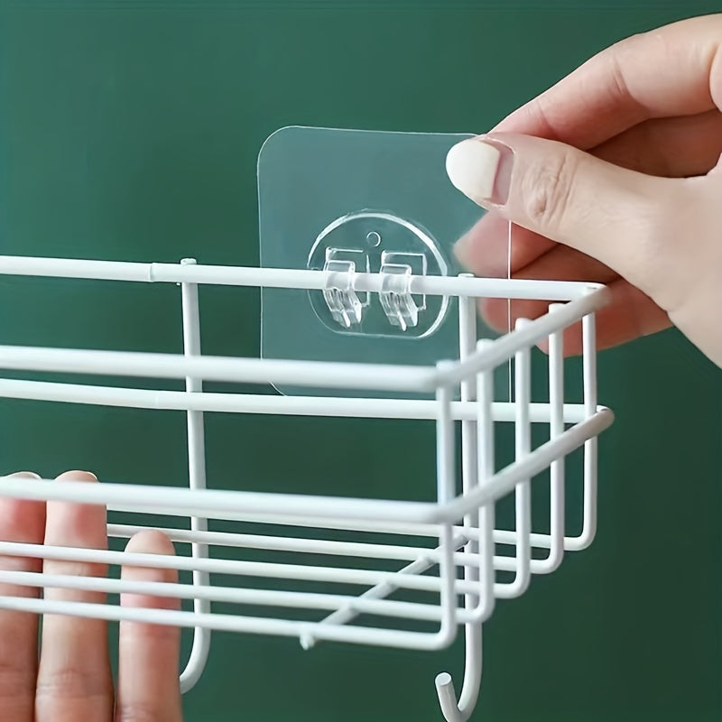 Ganchos de pared removibles e impermeables para baño, cocina y uso doméstico