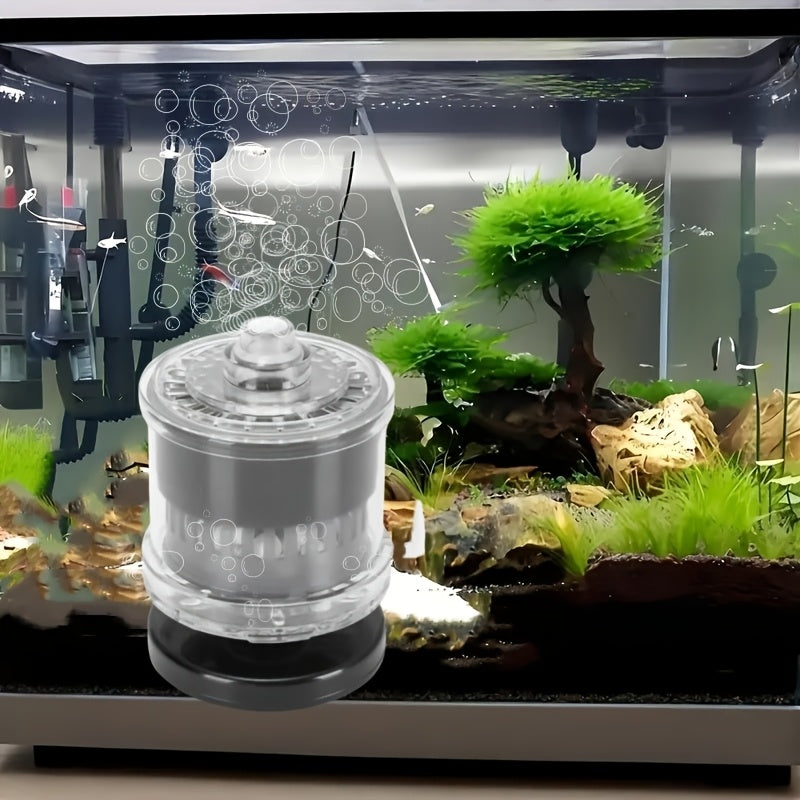 Compact Aquarium Filter System with Oxygenation and Water Circulation for Clear Fish Tank