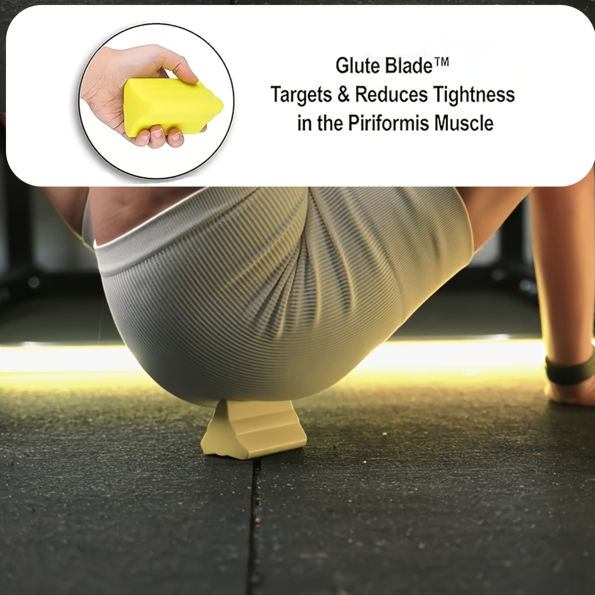 Dispositivo de masaje triangular de silicona portátil para relajación profunda de músculos