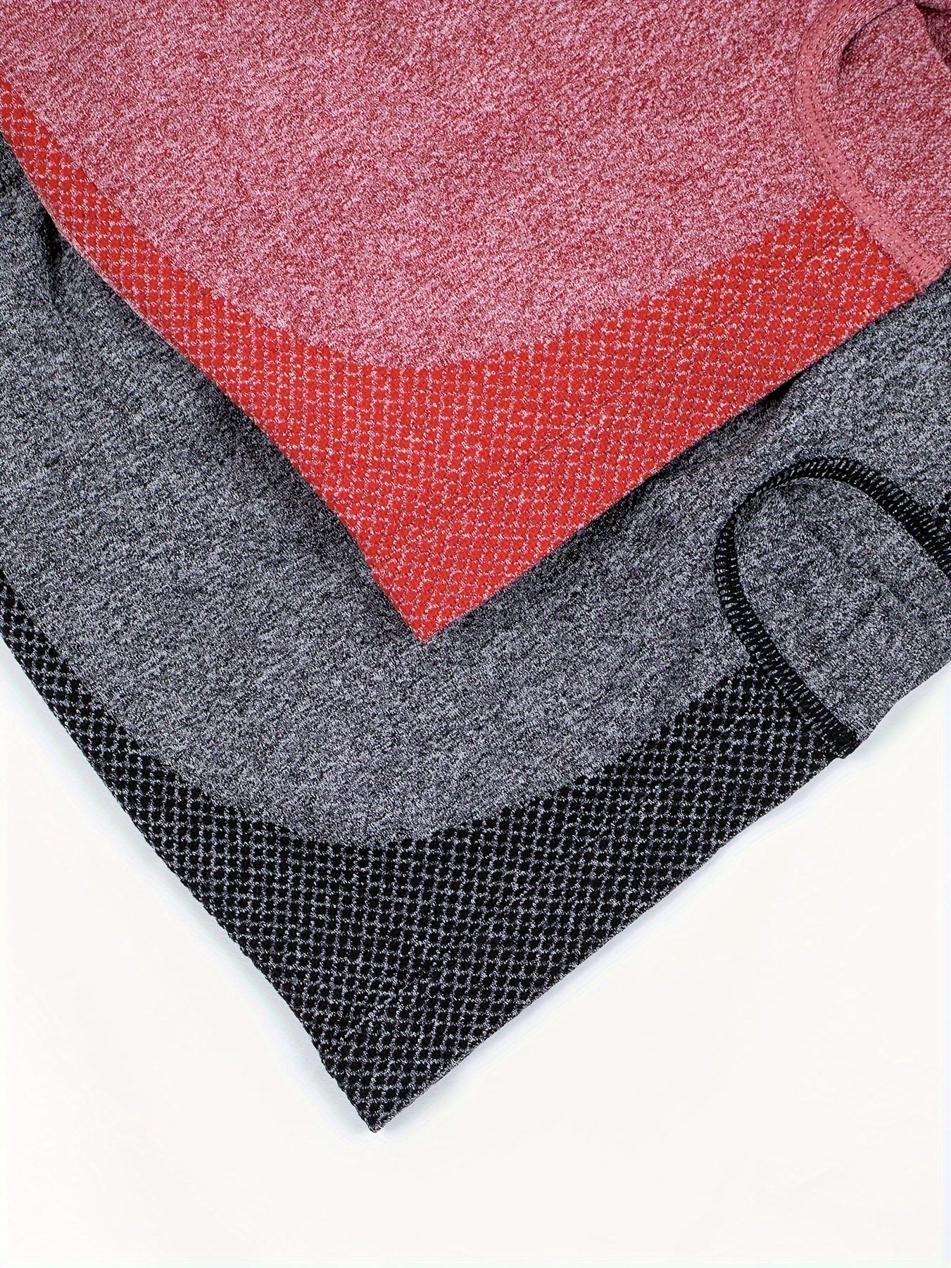 Women's 2-Pack High-Waist Compression Shorts Seamless Knit Medium Support Fitness