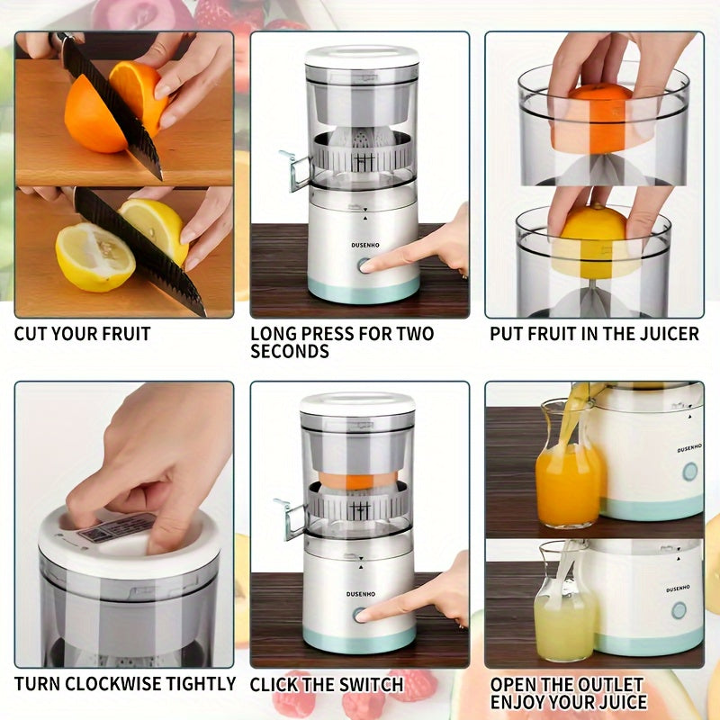 Wireless Electric Blender 13.5oz USB Rechargeable Portable Juicer