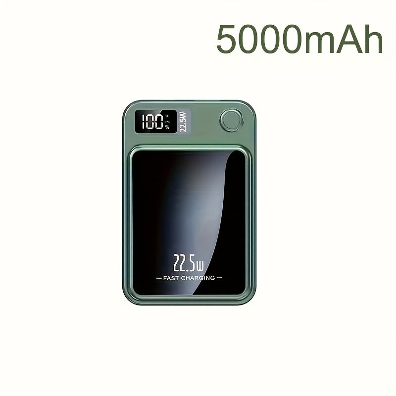 Wireless Power Bank 10000mAh Magnetic Wireless Charger 22.5W PD20W LED Display Compatible with Apple Android Phones