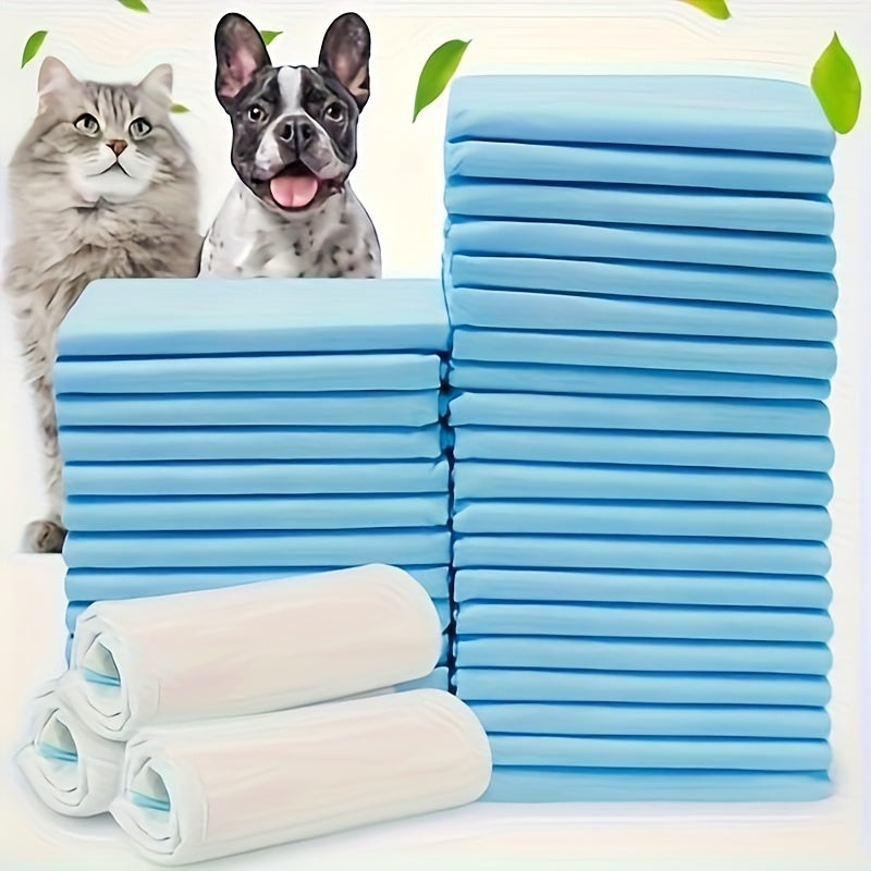 50-Pack Heavy Duty Woven Dog Training Pads Leak-Proof Washable Large Dogs