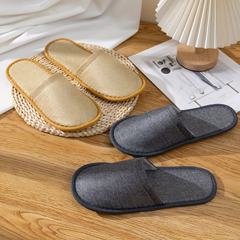 Disposable Boro Headband Edge Covering Visitor Party Camping Hotel Travel Slippers