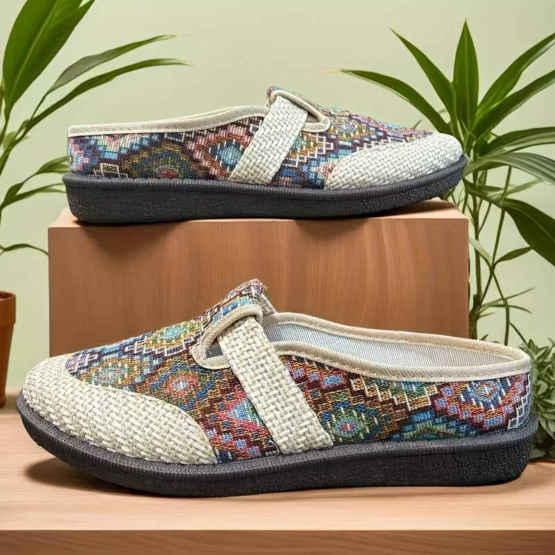 Zapatos casuales para mujer sin cordones, con tela transpirable, zapatos planos para primavera, verano y otoño