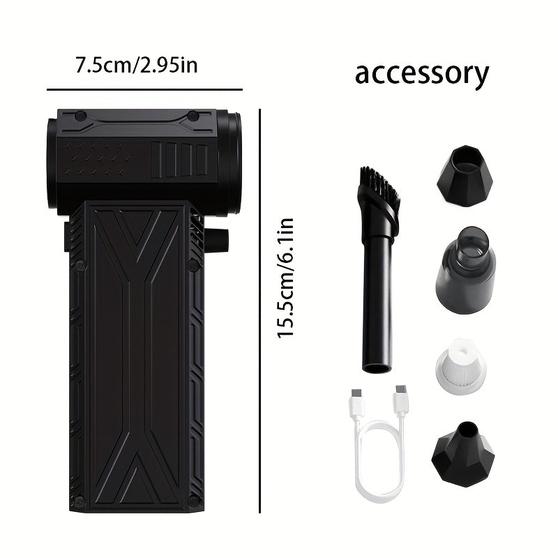 Портативный турбонасос с USB-зарядкой, универсальный для кемпинга на открытом воздухе и уборки