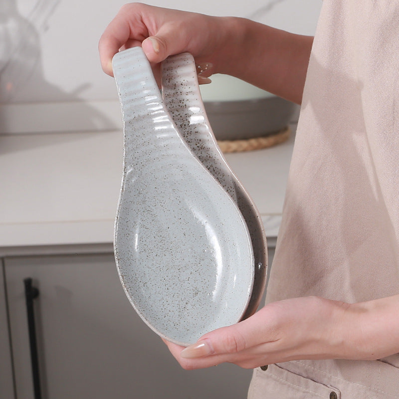 Keramika qoshiq uchun idish tutgichi, zamonaviy qishloq uslubidagi oshxona tashkilotchisi