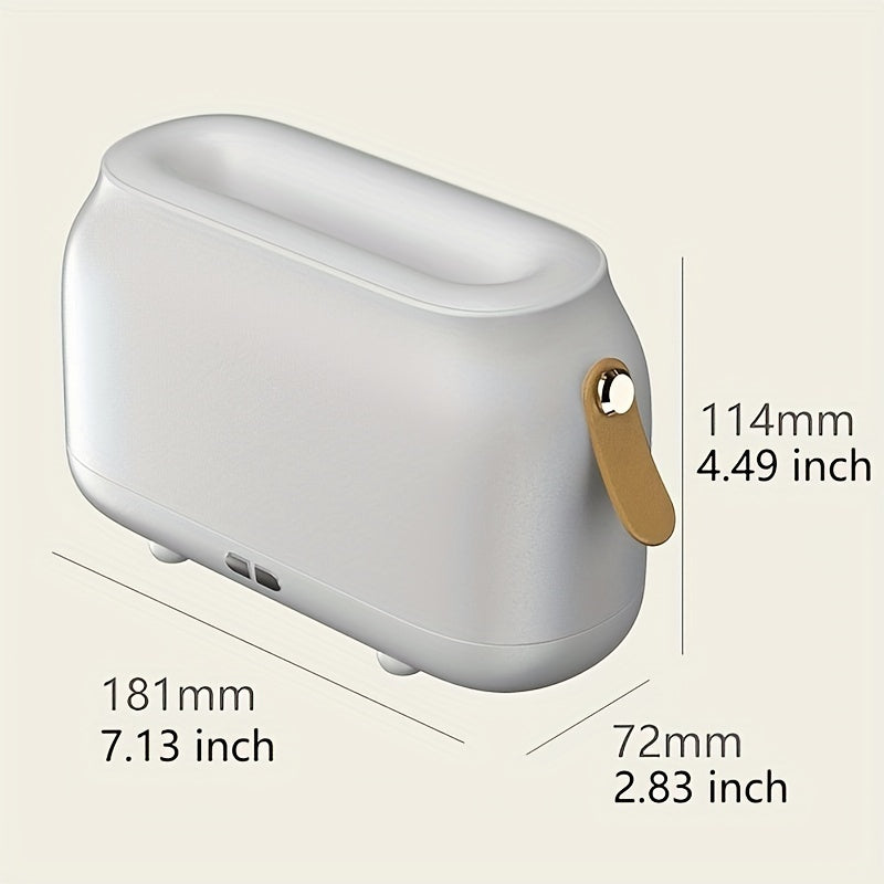 180ml Ultra-Silent Cool Mist Humidifier with Auto Shut-Off and Essential Oil Diffuser