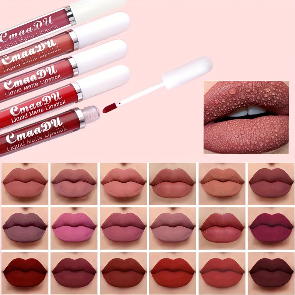 Women Waterproof Matte Lipstick Long Lasting Lip Gloss