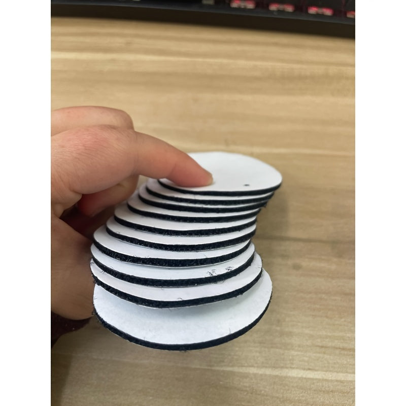 Double-Sided Adhesive Strips 10-Pack Black Washable for Bedding and Home Use