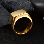 Plain Stainless Steel Ring for Men, Simple Fashion Jewelry, Durable and Stylish
