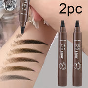 Kids Tint My 4-Tip Brow Pens Set Dual Shades Waterproof Sweat-Resistant