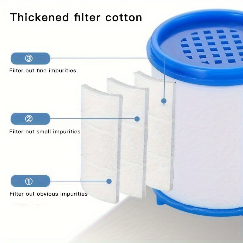 Water-Saving Shower Head with Built-In Filter and Pressure Boost Technology
