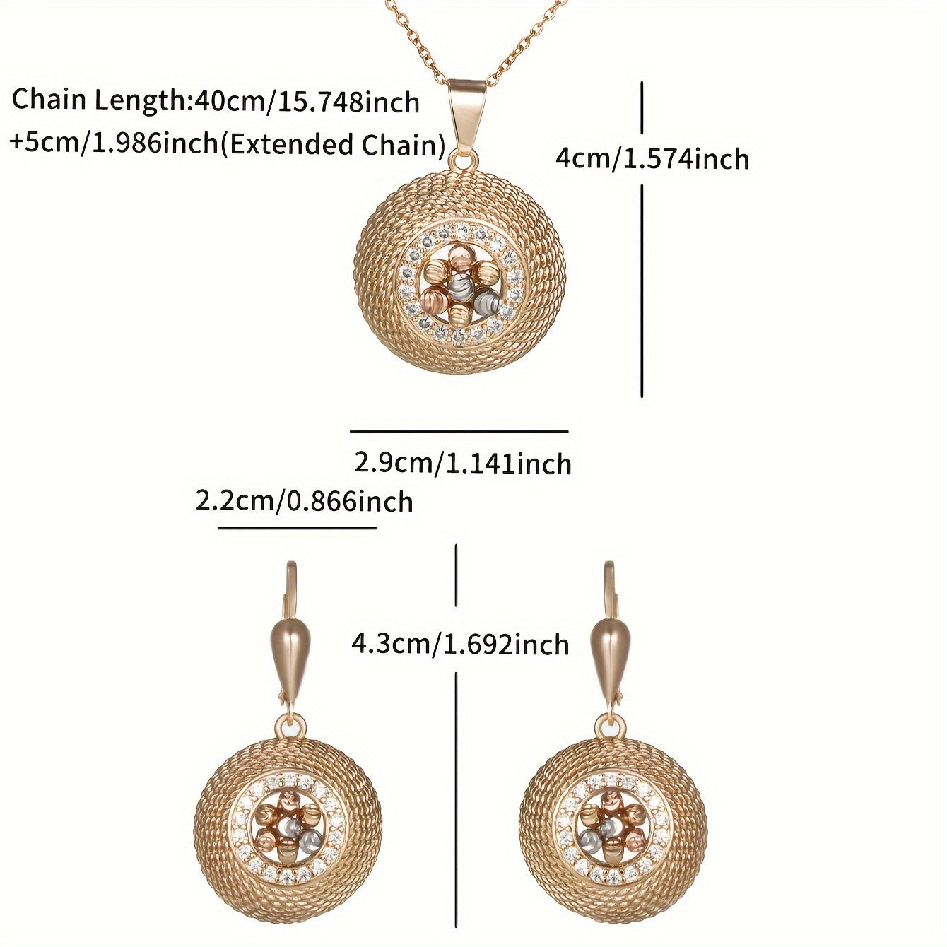 XUPING JEWELRY dan vintage etnik uslubdagi sirg'alar va marjon to'plami - Har kuni yoki Thanksgiving bayramlari uchun ideal