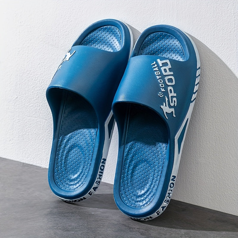 Обувь для мужчин и женщин EVA шлепанцы с мультяшным узором, легко надевающиеся, для дома, улицы и пляжа