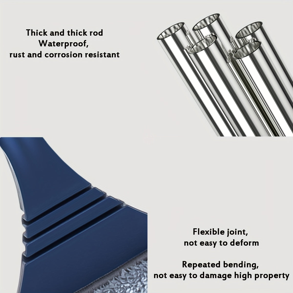 Kengaytiriladigan Shisha Tozalagich Avtomobil va Uy Derazalari uchun - Mustahkam Noxud Qotishma, Yuqori Suv Qabul Qilish Qobiliyatiga ega Ko'p Maqsadli Asbob, Baland Bino Derazalarini Tozalash uchun Mukammal