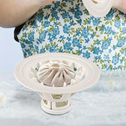 Flower Shaped Dumpling Maker Plastic Pastry Pie Mold for Homemade Buns and Dumplings