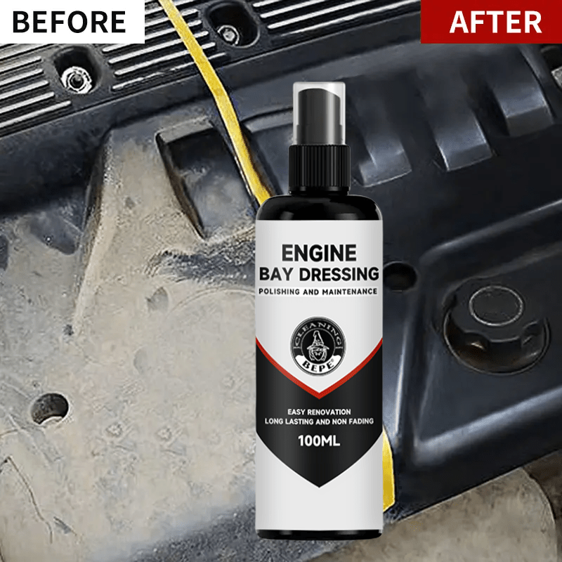 100ml Engine and Plastic Parts Renovator Gloss Enhancer Degreaser Car Hood Trunk Rubber