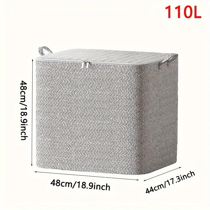 Large Clothes and Quilt Storage Box Dustproof Moistureproof Organizer Bag for Moving and Packing