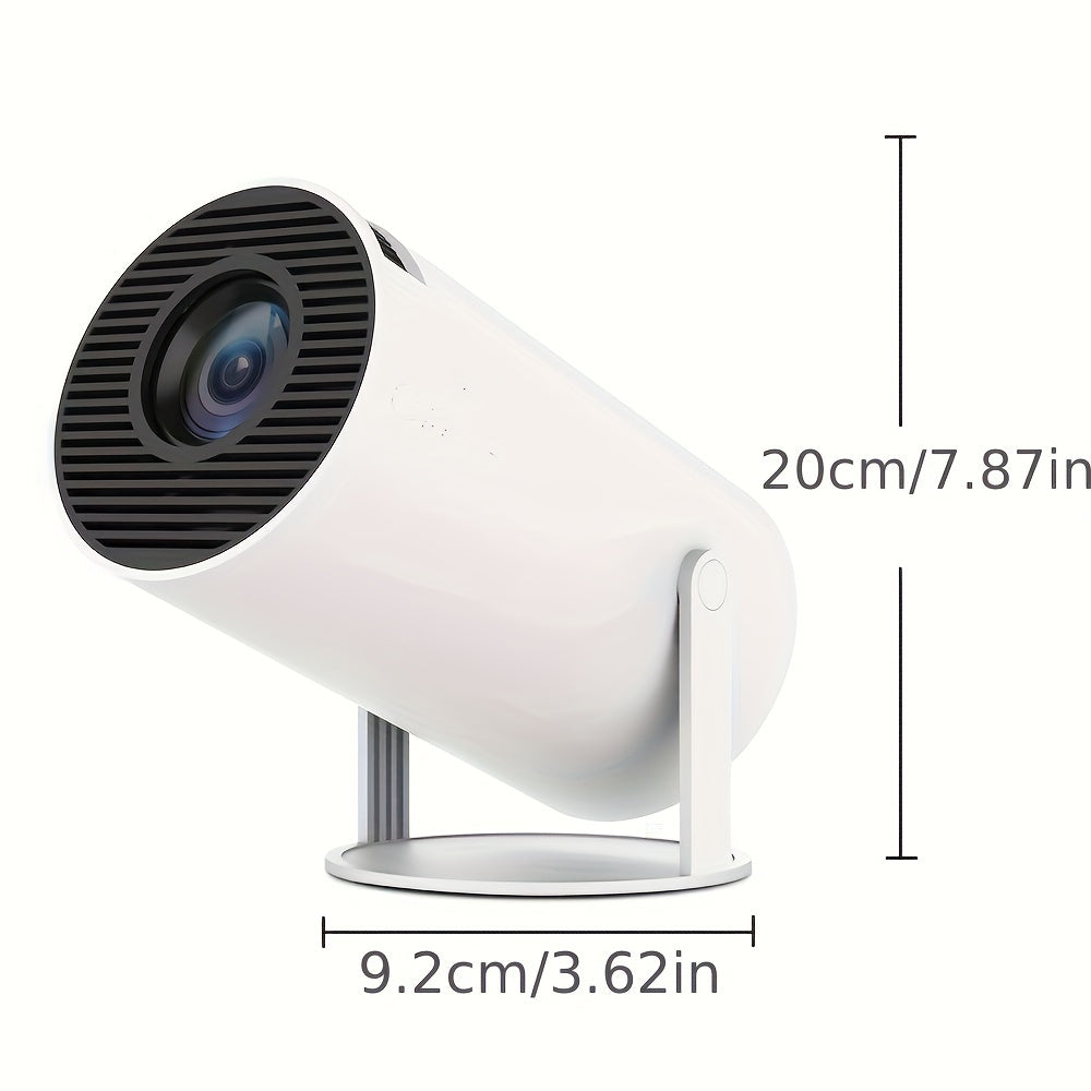 Android 11 Projector 200ANSI Lumens 1280x720p WiFi6 4K Auto Correction Home Theater