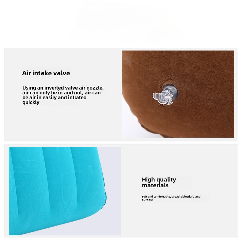 Almohadilla inflable de apoyo para maternidad para comodidad durante el embarazo, cuña portátil de PVC suave con funda transpirable