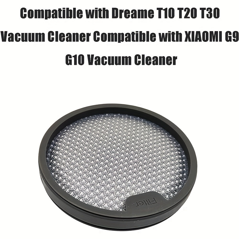 Dreame T10 T20 T30 va Xiaomi G9 G10 changyutgichlari uchun 1, 2 yoki 4 dona HEPA old filtrlar mavjud. Ushbu mustahkam va yuvilishi mumkin bo'lgan almashtirish qismlari samarali filtratsiyani ta'minlaydi.