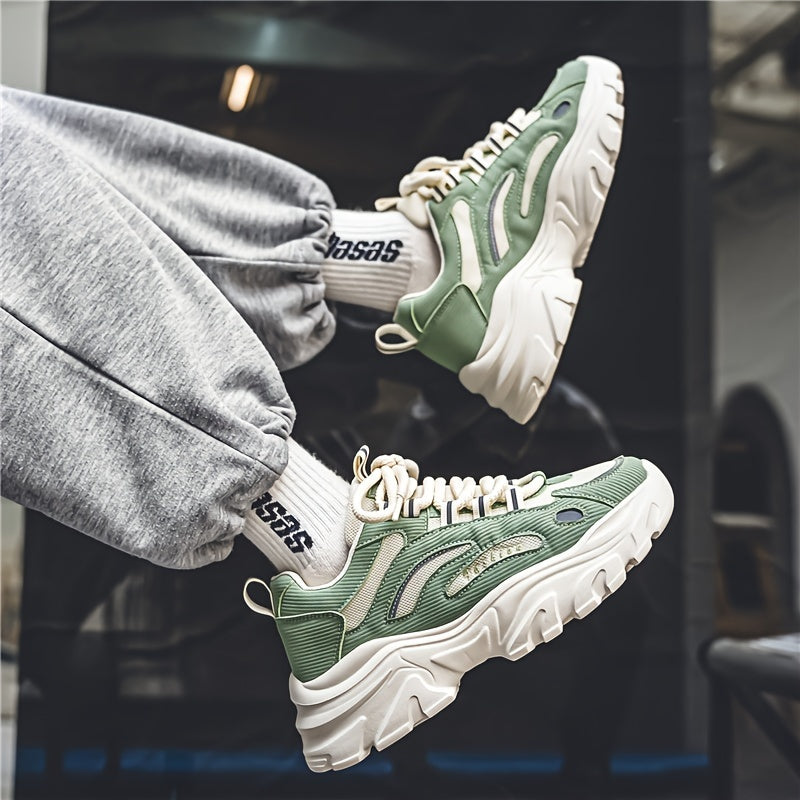 Men's Mesh Casual Sneakers for Outdoor Activities with EVA Sole