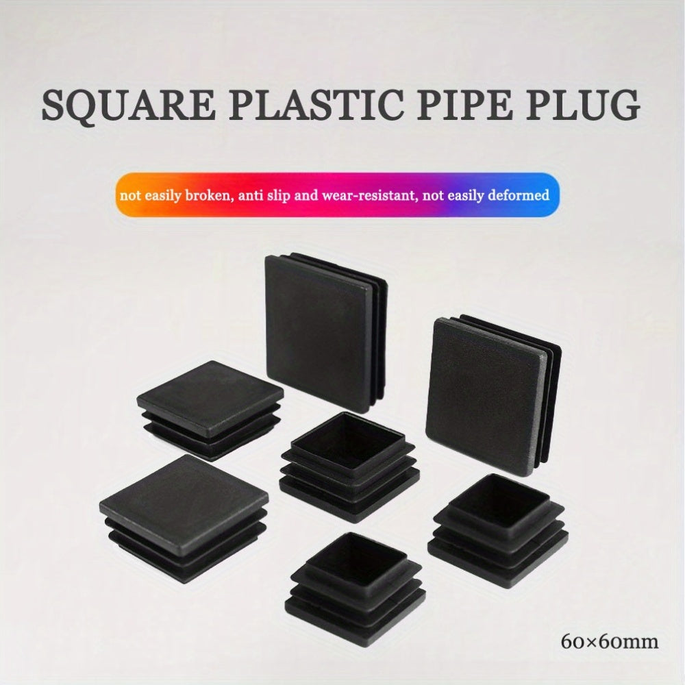 Katta sifatli kvadrat polni himoya qiluvchi qopqoq, o'lchami 60*60mm, uyda stul mebellari plastik quvurlar uchun mo'ljallangan.