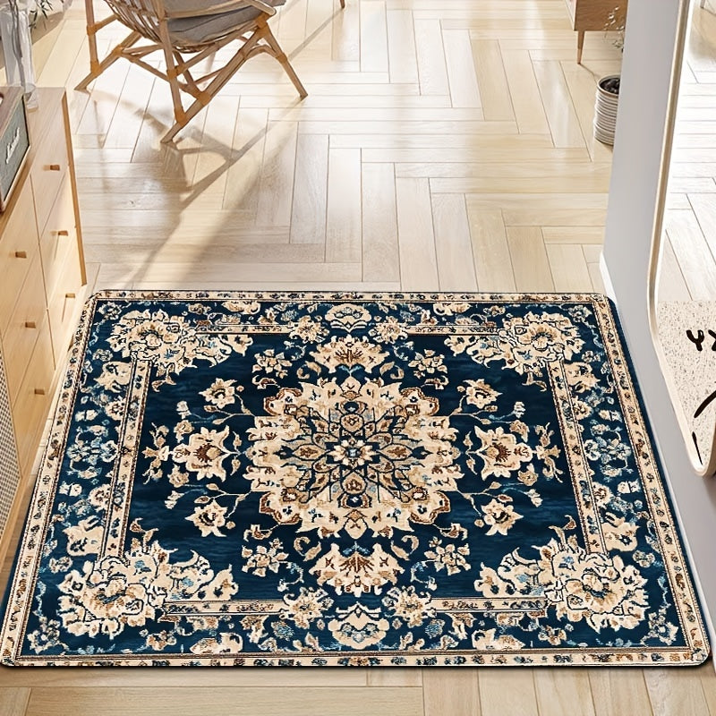 Bohem uslubidagi aksent gilam 8mm polyester, sirg‘almas, oshxona, yotoqxona, ichki makon uchun