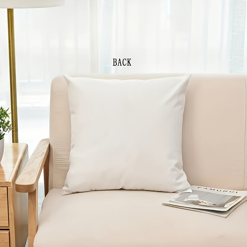 Uy ofis avtomobil yotoqxona bezaklari uchun chiroyli quyon multfilm bosma polyester yostiq qoplami