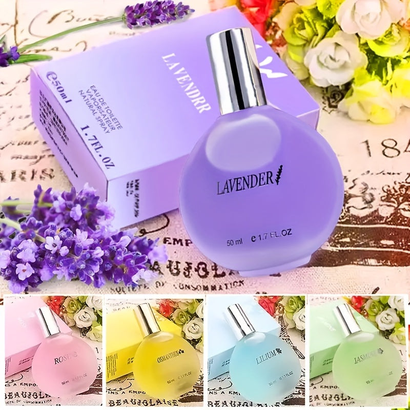 Women's 1.7oz Floral Eau De Toilette Perfume with Lavender Jasmine Rose Lilium Osmanthus