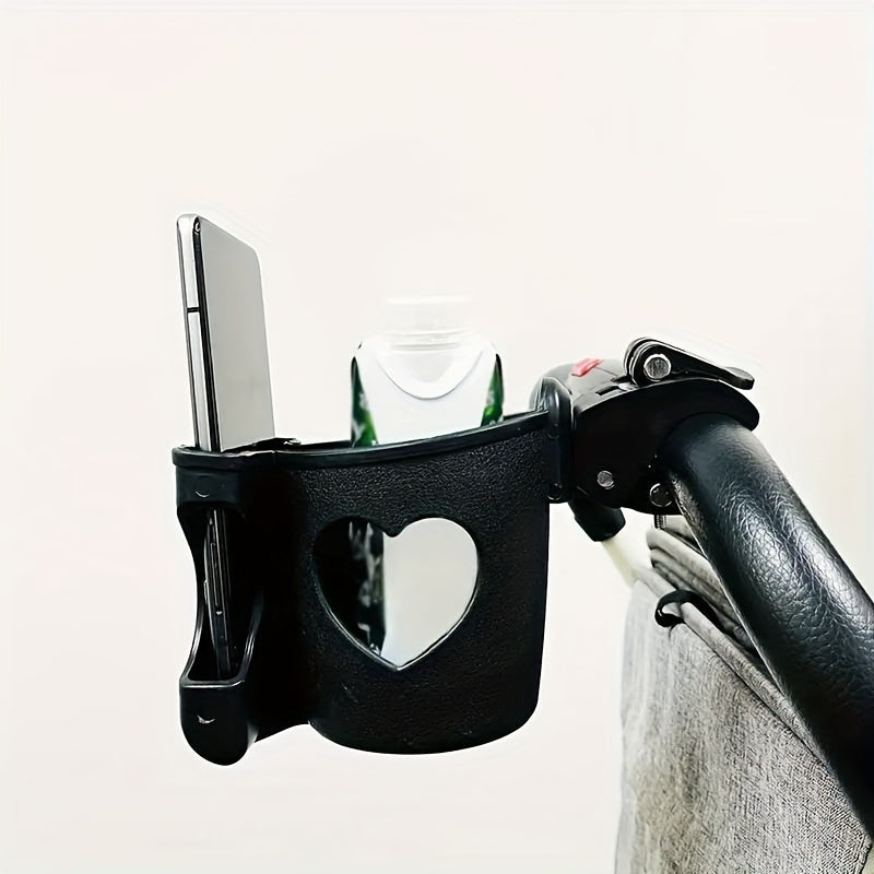 Organizador universal 2 en 1 para cochecito con ranura para teléfono y portabotellas