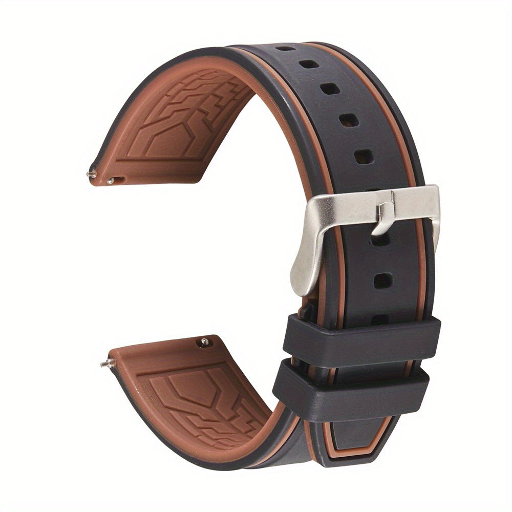 Quick Release Soft Silicone Watch Band 20mm 22mm 24mm Replacement Strap