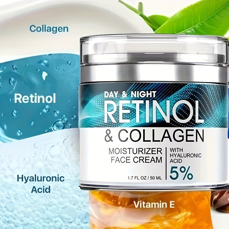 Men and Women Retinol Moisturizer with Collagen Hyaluronic Acid 50ml