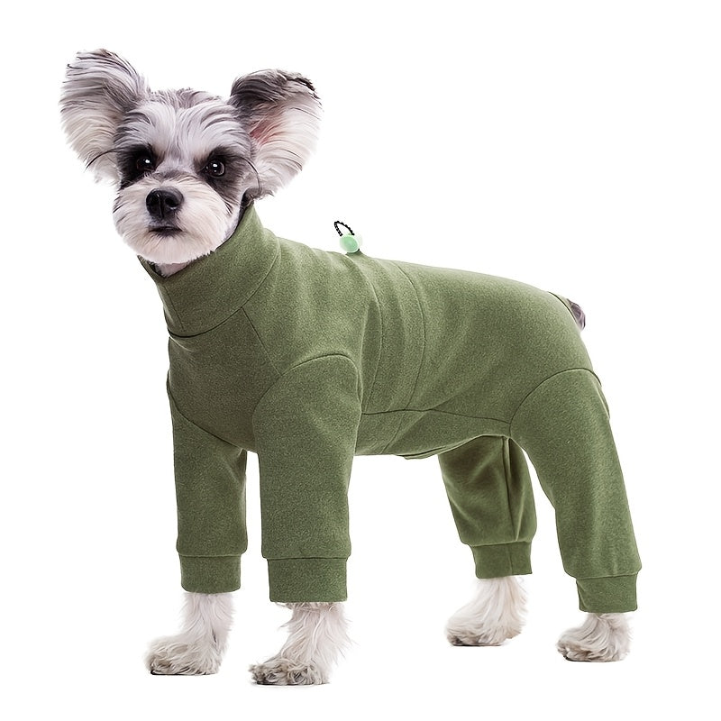 Pet Dog and Cat Jumpsuit Thermal Fleece Adjustable Chest All-Season Small Medium Large