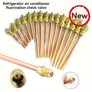 Refrigerator Air Conditioner Fluorination Check Valve Pack of 10 or 20 for Refrigerant Filling