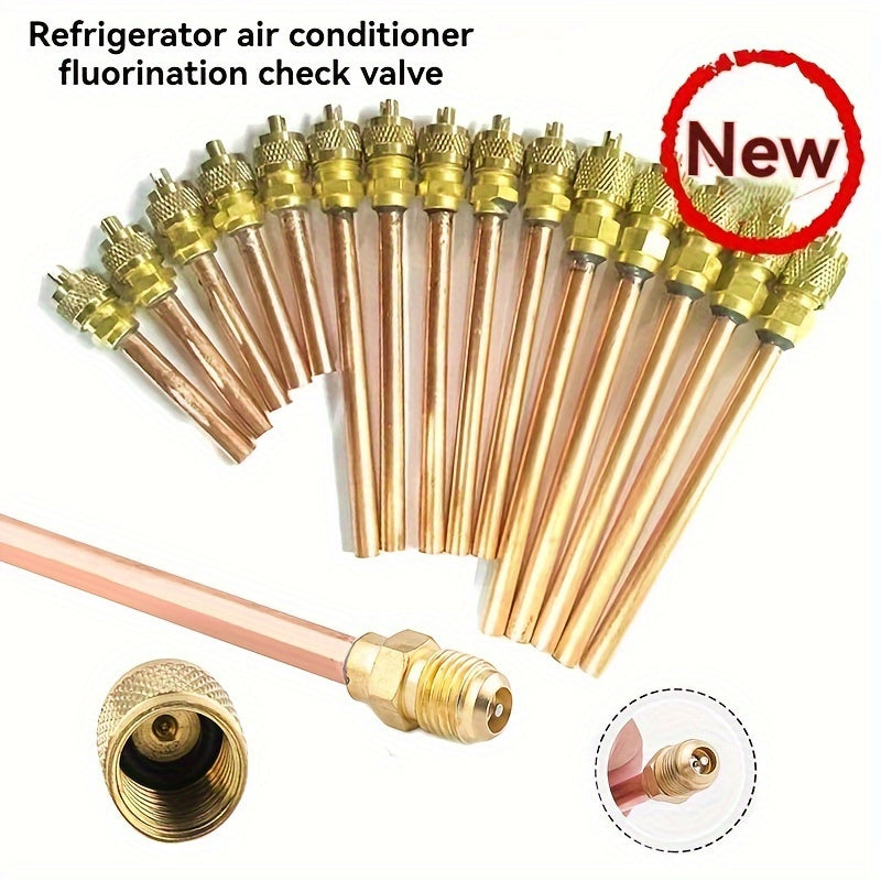 Refrigerator Air Conditioner Fluorination Check Valve Pack of 10 or 20 for Refrigerant Filling