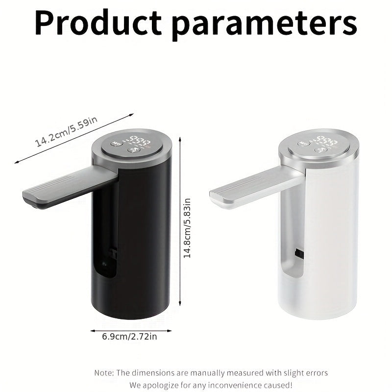 NIJ USB Qayta to'ldiriladigan Elektr suv taqsimlagichi - Lithium Batareya bilan avtomatik pomp, Oshxona va Uy-ro'zg'or uchun mos.