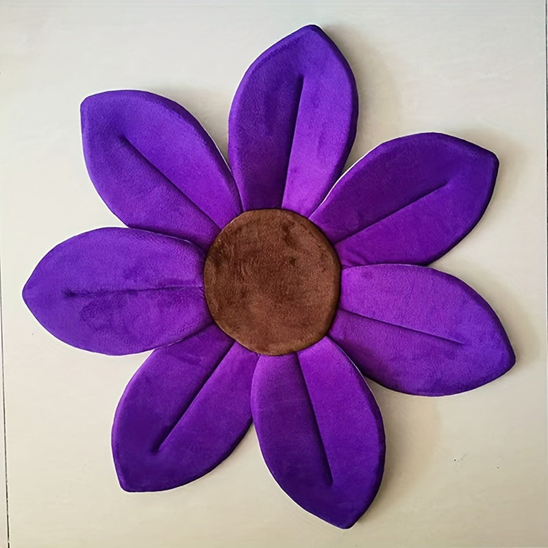 Baby Bath Mat Sunflower Cartoon Non-Slip Soft Comfortable for Newborns and Toddlers