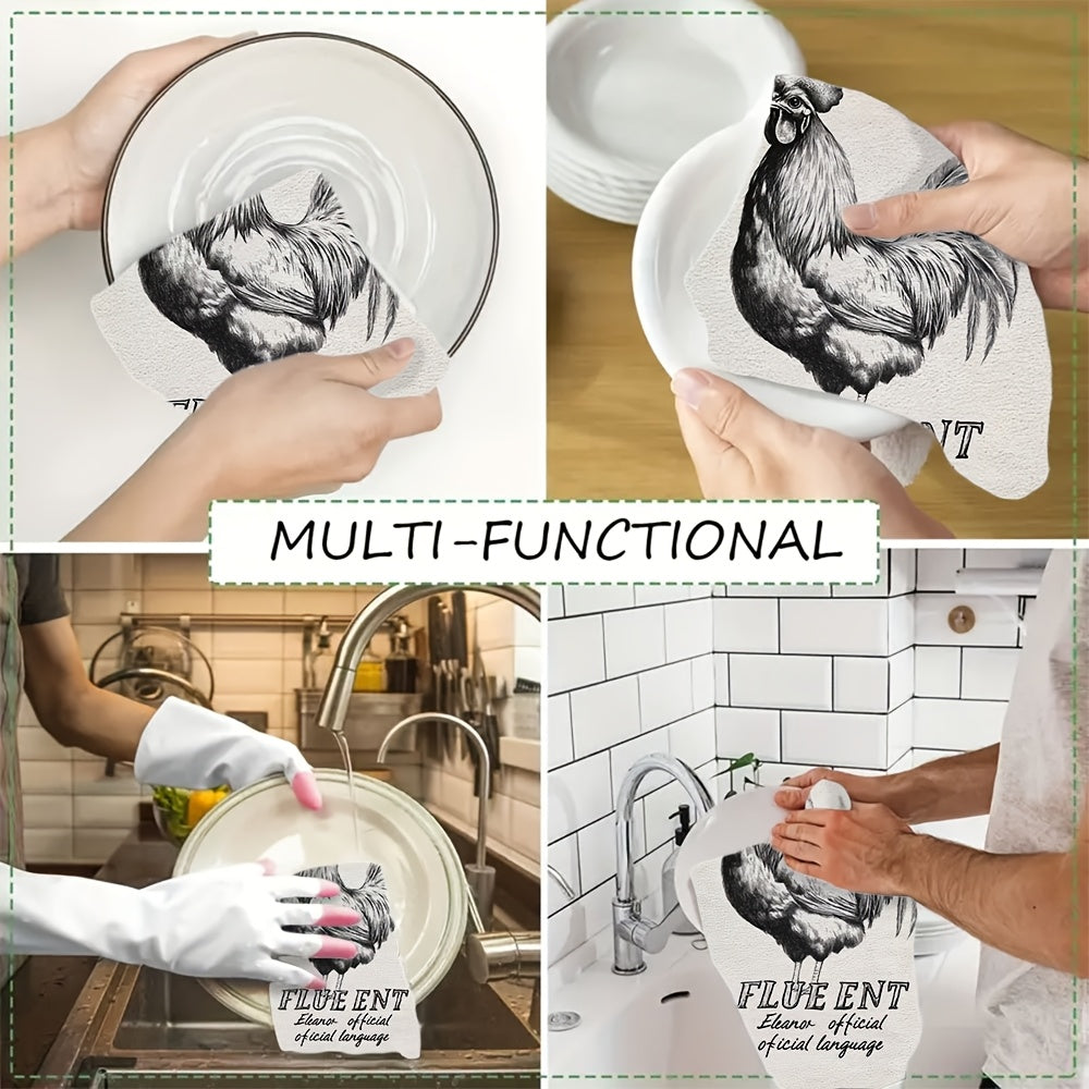 Набор кухонных полотенец Rooster 2 шт. ультра-мягкие впитывающие 16x24 дюймов