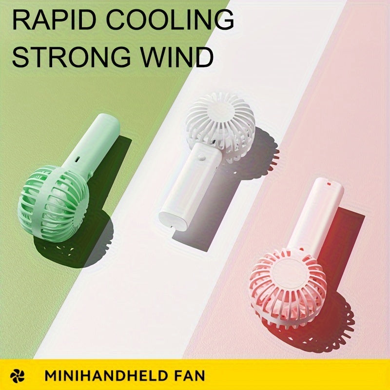 Mini Pocket Handheld Fan USB Rechargeable Portable Desktop Small Fan with Logo