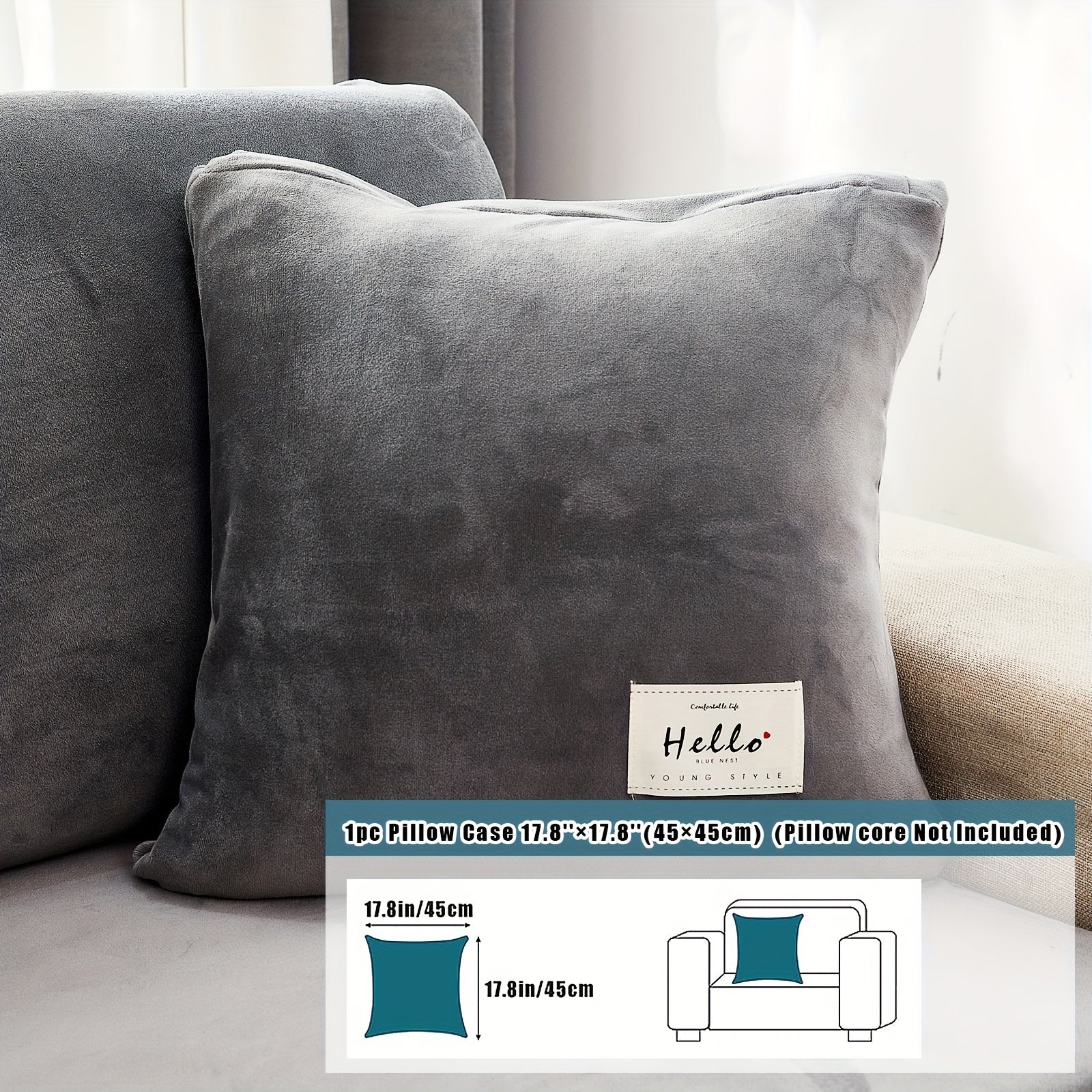 Велюровый чехол для дивана/подушки для домашних животных, пылезащитный и мягкий чехол для дивана для домашнего декора.